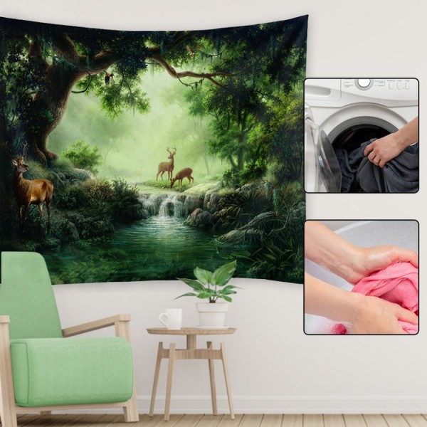 Forest Elks - 200*145cm - Printed Tapestry UK