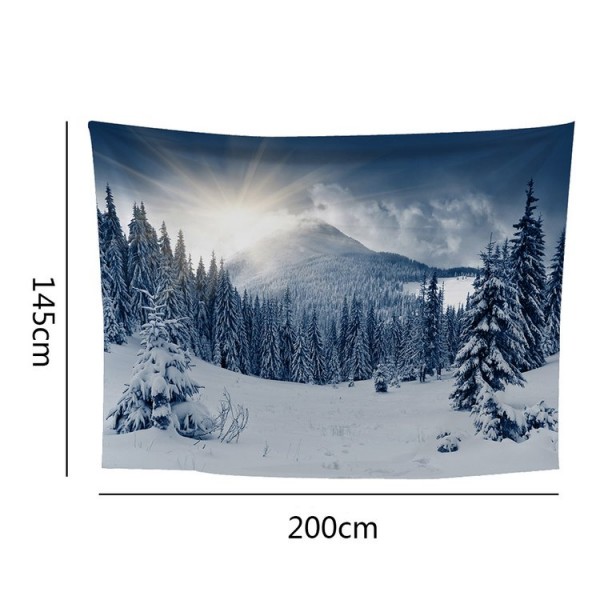 Snow Landscape - 200*145cm - Printed Tapestry UK