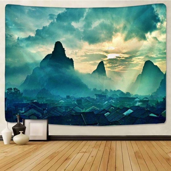 Green Mountain - 145*130cm - Printed Tapestry UK