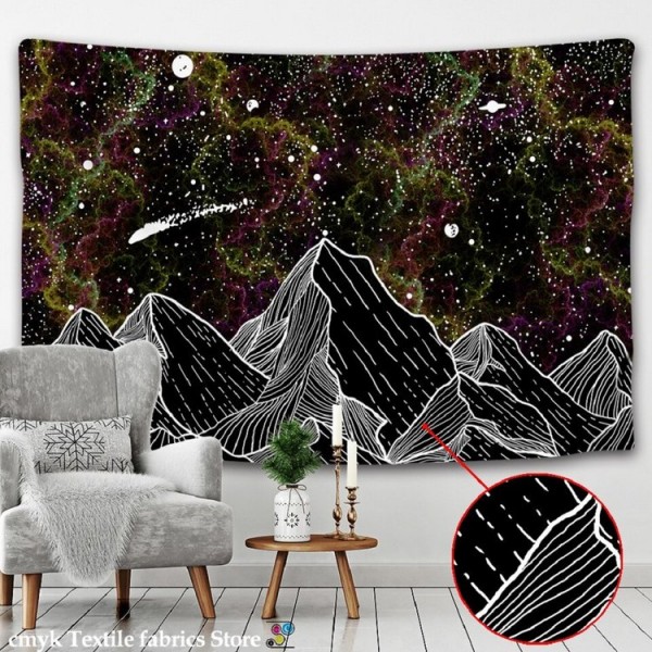 Mountain - 145*130cm - Printed Tapestry UK