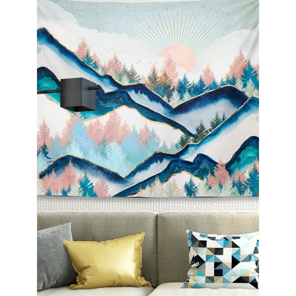 Sun Mountain Sandy - 145*130cm - Printed Tapestry UK