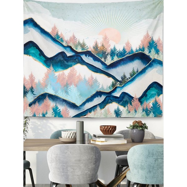 Sun Mountain Sandy - 145*130cm - Printed Tapestry UK