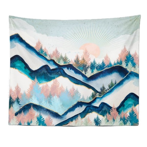 Sun Mountain Sandy - 145*130cm - Printed Tapestry UK