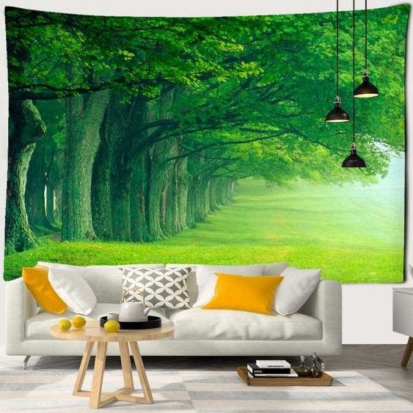 Green Forest - 145*130cm - Printed Tapestry UK