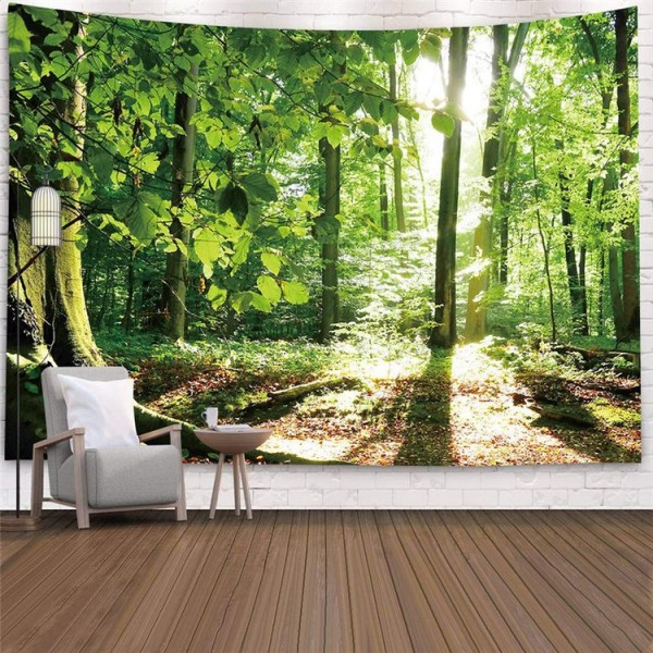 Green Forest - 100*75cm - Printed Tapestry UK